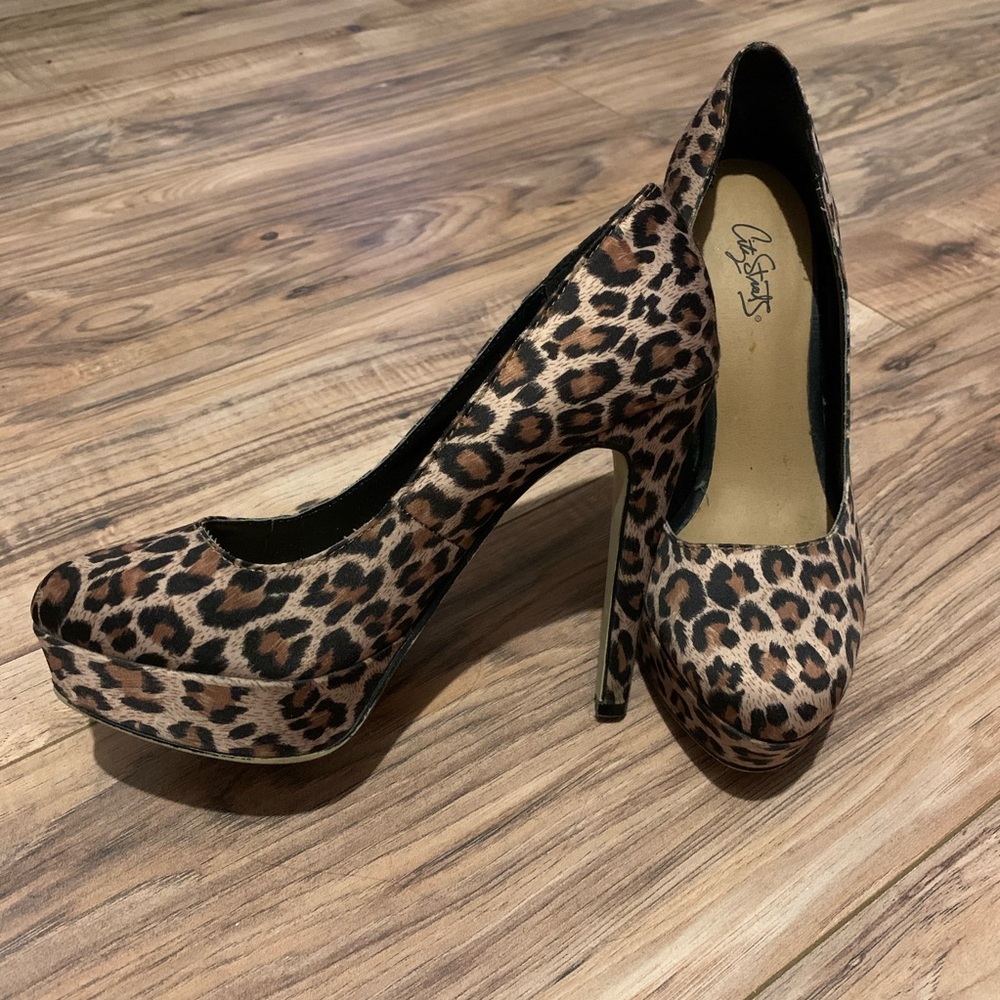Cheetah Print Heels
